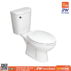 สุขภัณฑ์สองชิ้น 4.5L 2697SCW-WT-0 วินพลัสทู AMERICAN STANDARD