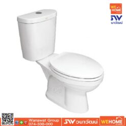 สุขภัณฑ์สองชิ้น 4.5L 2698SCW-WT-0 วินพลัสทู AMERICAN STANDARD