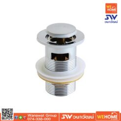 สะดืออ่างล้างหน้าแบบกด สแตนเลสอย่างหนา V812 VEGARR