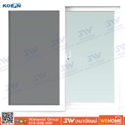 หน้าต่างบานเลื่อน Koen  2 บาน+มุ้ง 120x110 cm.