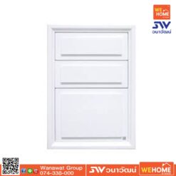 CDP-3L-IR ตู้ลิ้นชัก 3ชั้น Platinum ลูกฟัก ขาว KING