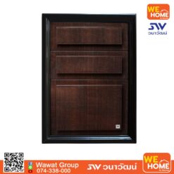 CDP-3L-OA ตู้ลิ้นชัก Platinum3ชั้นลูกฟัก ลายโอ๊คดำ KING