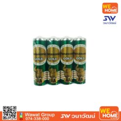 ถ่านเขียวโกลด์ AA 4ก้อน/แพ็ค R6GT/4SL PANASONIC
