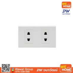 เต้ารับเดี่ยว ขากลมแบน 1.5 ช่อง 560468 EVE