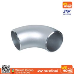 ข้องอเชื่อมสแตนเลส เบอร์10 มีตะเข็บ เกรด304 90 องศา  4 นิ้ว