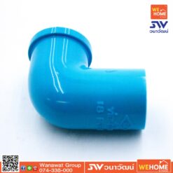 ท่อน้ำไทย ข้องอเกลียวใน PVC 90 องศา ขนาด 1/2 นิ้ว (4หุน) สีฟ้า
