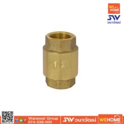 เช็ควาล์วสปริง SANWA ทองเหลือง 1/2