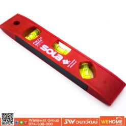 ระดับน้ำพลาสติกทรอปิโดมีแม่เหล็ก SOLA 1430601 PTM 5 20 magn 8 นิ้ว