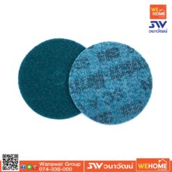 สก็อตไบรท์แผ่นจานขัด 3M 4 นิ้ว 5/8 รู สีฟ้า