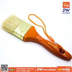 แปรงทาสีขนขาว ด้ามไม้ PUMPKIN รุ่น 635 (30121) 2 นิ้ว (รุ่นยอดนิยม)