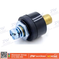 ข้อต่อหน้าตู้ 16-25MM ตัวผู้แบบสกรู สีดำ A1-16M