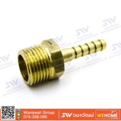 ข้อต่อ เกลียวนอก เสียบสาย 1/2 x 1/4