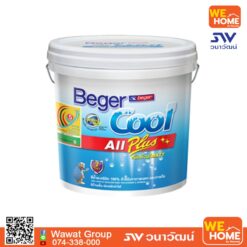 สีรองพื้นปูนใหม่ Beger รุ่น Cool All Plus คูลออลพลัส  5 แกลลอน #6000 สีขาว