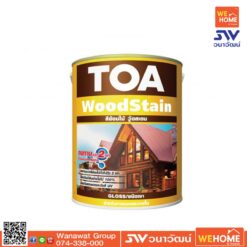 สีย้อมไม้ เงา TOA รุ่น WoodStain วู้ดสเตน G06  1 แกลลอน สีไม้แดงพม่า (Best Seller)