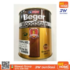 สีย้อมไม้ เงา Beger รุ่น WoodStain  1/4 แกลอน G-1903 ไม้สัก