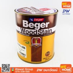 สีย้อมไม้ เงา Beger รุ่น WoodStain  1/4 แกลอน G-1906 ไม้มะค่า