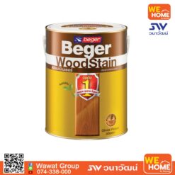 สีย้อมไม้ เงา Beger รุ่น WoodStain  1 แกลอน G-1905 ไม้แดง