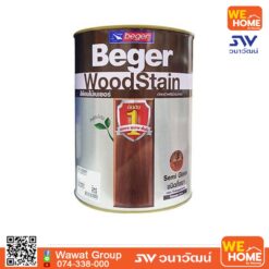 สีย้อมไม้ กึ่งเงา Beger รุ่น WoodStain  1 แกลอน S-2903 สีไม้สัก