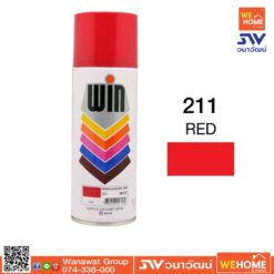 สี สเปรย์ WIN  400 ML สี 211 Red