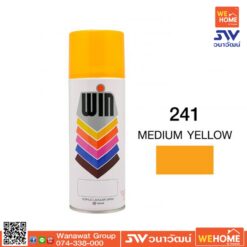 สี สเปรย์ WIN  400 ML สี 241 Medium Yellow