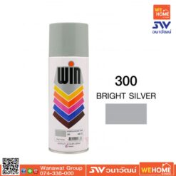 สี สเปรย์ WIN  400 ML สี 300 Bright Silver