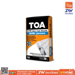 ปูนฉาบบาง สกิมโค้ท TOA รุ่น 110 Skim Coat Smooth  20 กก. สีเทา