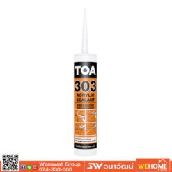อะครีลิคอุดโป๊ว TOA รุ่น 303 ACRYLIC SEALANT  280 ML สีขาว