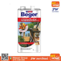 ผลิตภัณฑ์รักษาเนื้อไม้ สูตรน้ำมัน Beger รุ่น เบเยอร์ไดร้ท์ 4 ลิตร สีใส
