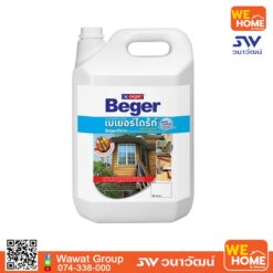 ผลิตภัณฑ์รักษาเนื้อไม้ สูตรน้ำ Beger รุ่น เบเยอร์ไดร้ท์ 4 ลิตร สีน้ำตาลดำ
