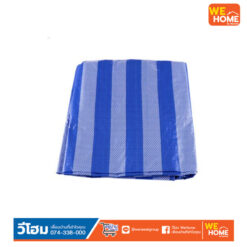 ผ้าใบพลาสติก ขนาด 2 x 3 ม. สีฟ้า-ขาว