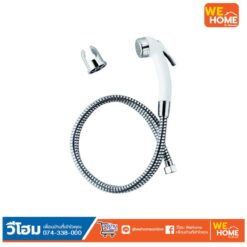 PM601NK#WH(HM) สายฉีดชำระสีขาว+สายสีโครเมี่ยม