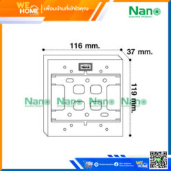 Alternative view of บล็อคลอย 4x4 ดำ NANO-404-1B