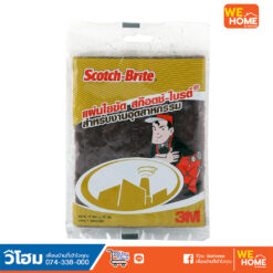 แผ่นขัดสก๊อตช์ไบรต์ 3M ขนาด 4.5 x 6 นิ้ว รุ่น 7447L สีดำ