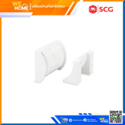 ปรับมุมเชิงชาย Deluxe สีขาว SCG