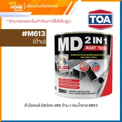 สี เป็ดหงส์ รัสท์เทค 2IN1 ด้าน 1 กล.น้ำตาล M613